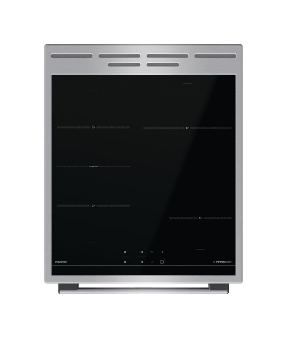 Gorenje GEIT5C61XPG Cucina da accosto cm. 50 - 4 zone induzione + 1 forno elettrico - inox/nero