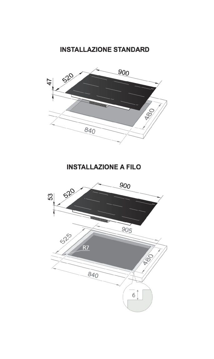 De Longhi SLI602 Piano cottura a induzione cm. 60 - nero