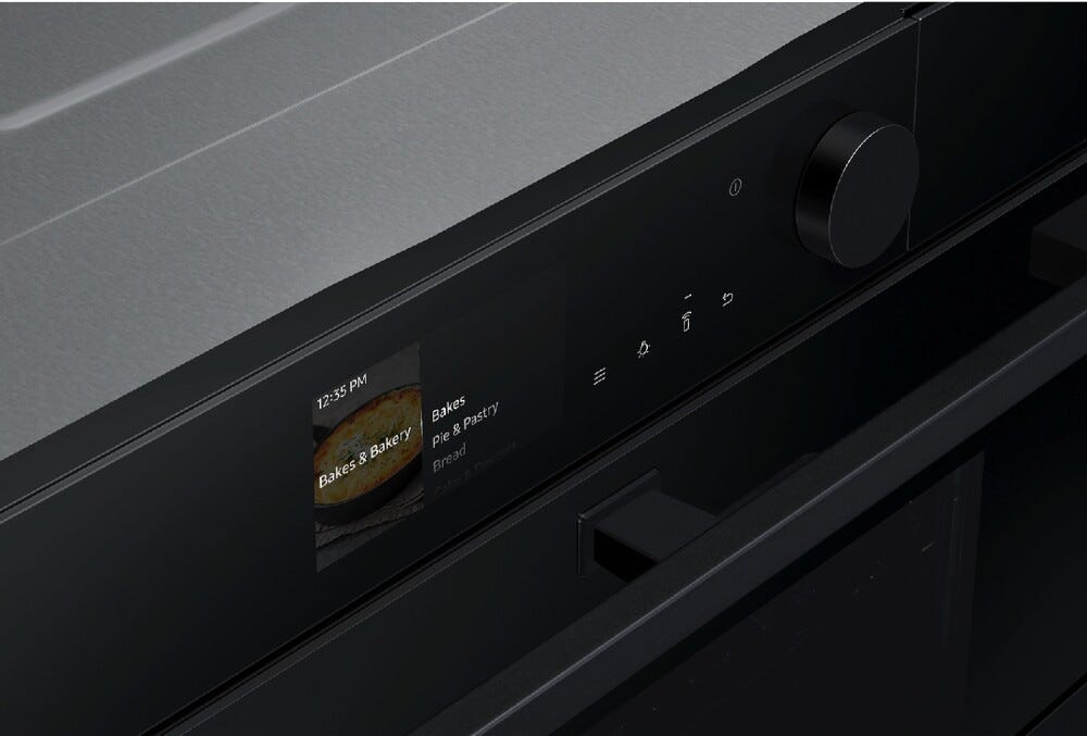 Samsung NV7B6795JAK Forno elettrico pirolitico cm. 60 - vetro nero