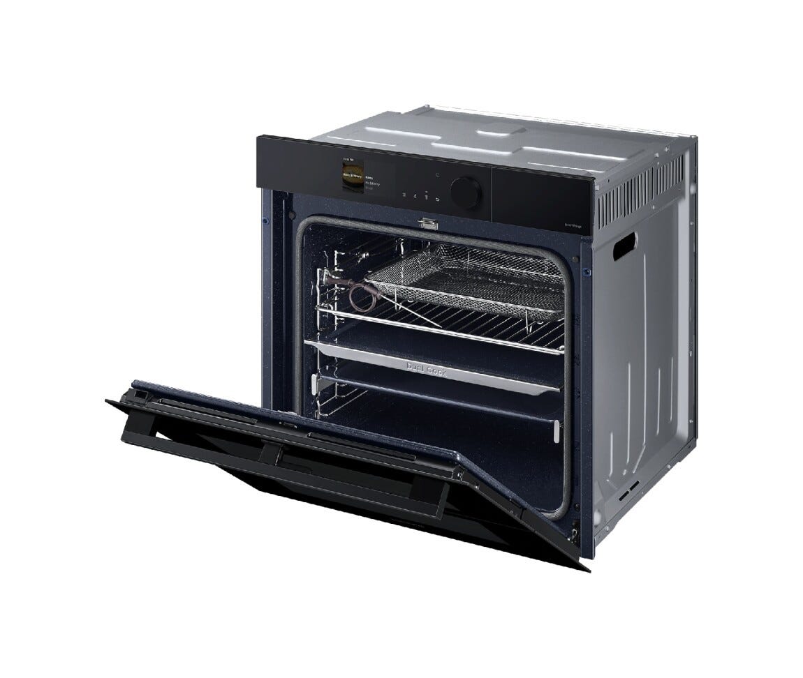 Samsung NV7B6795JAK Forno elettrico pirolitico cm. 60 - vetro nero