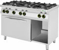 Fimar CC76GFEV Cucina da accosto cm. 120 - 6 fuochi a gas + 1 forno elettrico - bianco