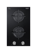 De Longhi NSL230NC Piano cottura a gas cm. 30 - vetroceramica nero
