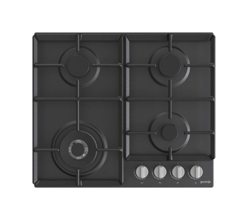 Gorenje GW641EXB Piano cottura a gas cm. 60 - nero