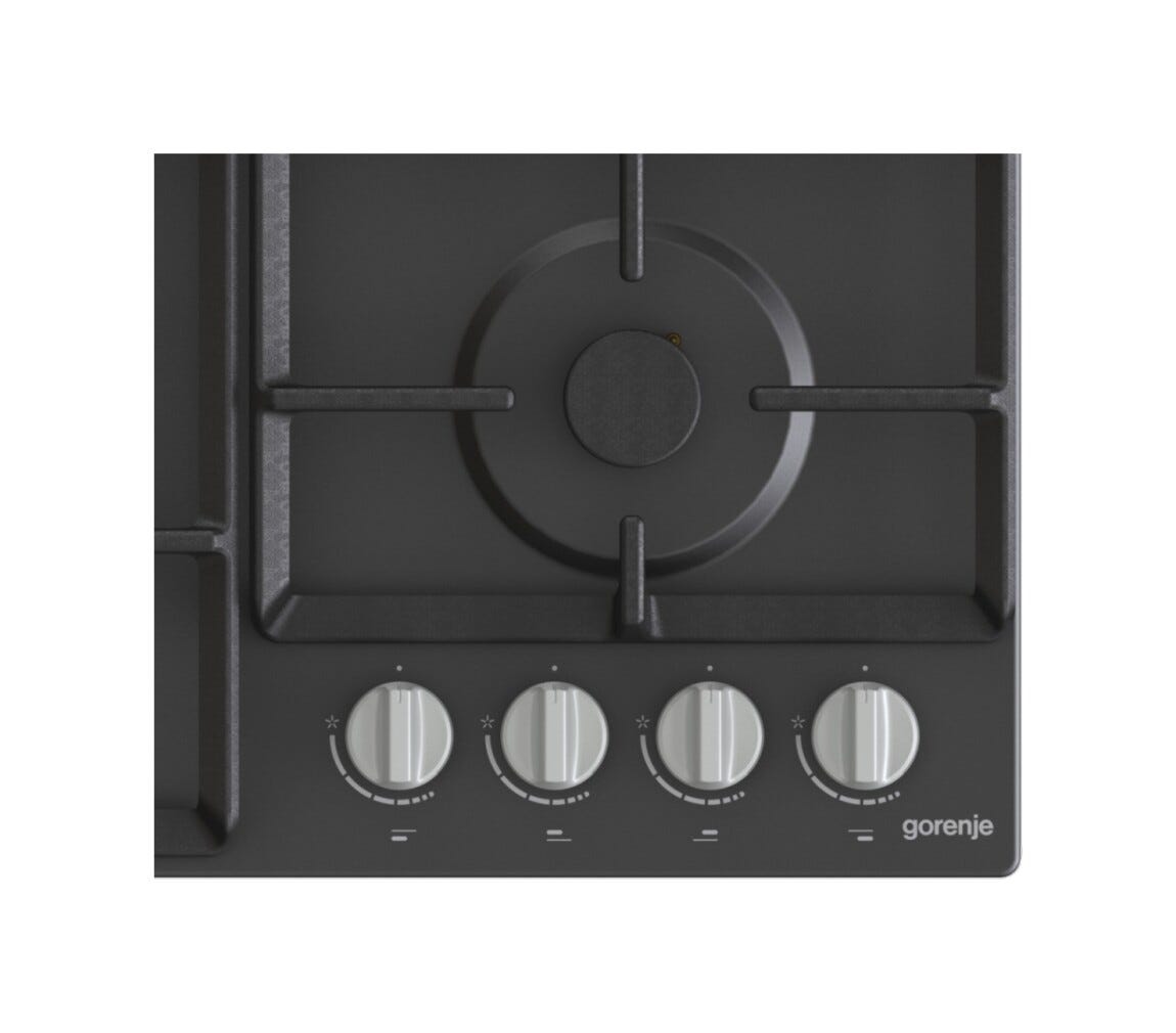 Gorenje GW641EXB Piano cottura a gas cm. 60 - nero