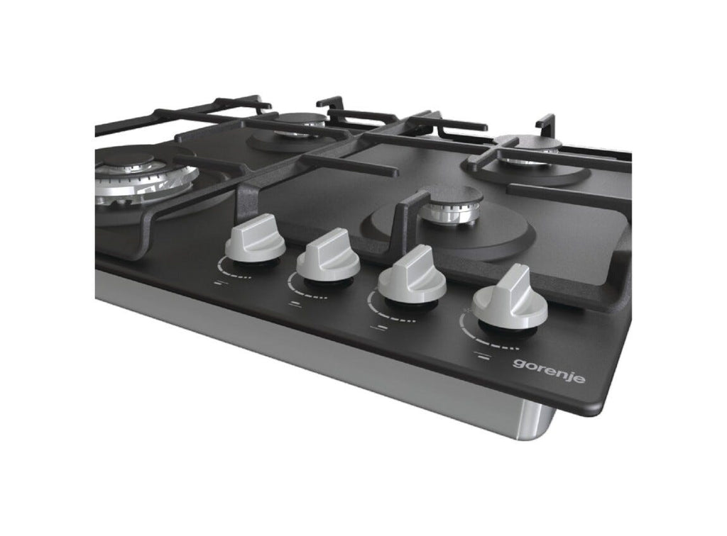 Gorenje GW641EXB Piano cottura a gas cm. 60 - nero