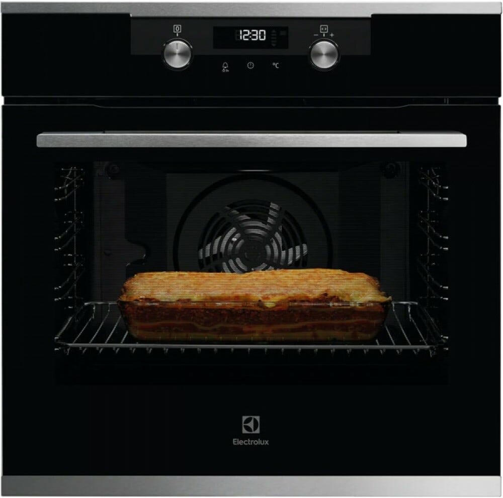 Electrolux KOFDP76X 600 Forno elettrico 72 L, pirolitico, EXPlore LED, cottura multilivello, classe A+, inox