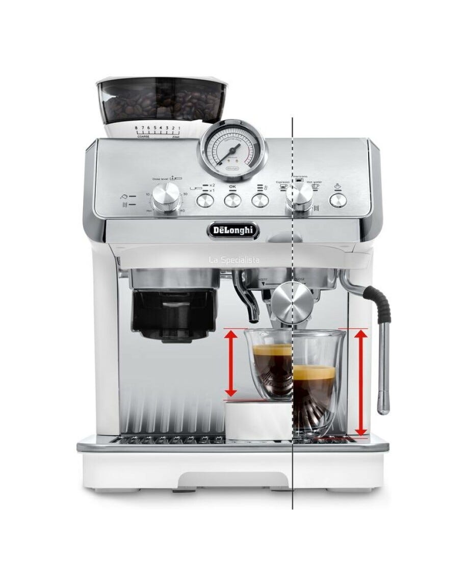De Longhi EC9155.W La specialista arte Macchina per caffè manuale - inox