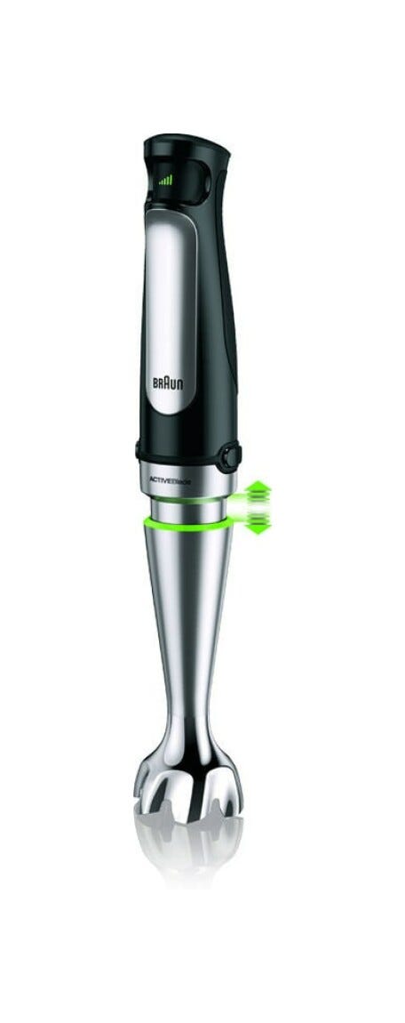 Braun MQ7000X Minipimer MultiQuick 7 Frullatore a immersione 1000w - nero/inox