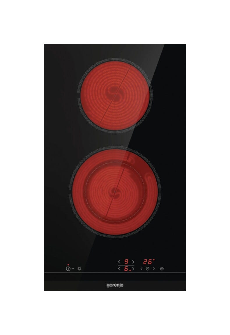 Gorenje ECT322BCSC Piano cottura elettrico cm. 30 - nero