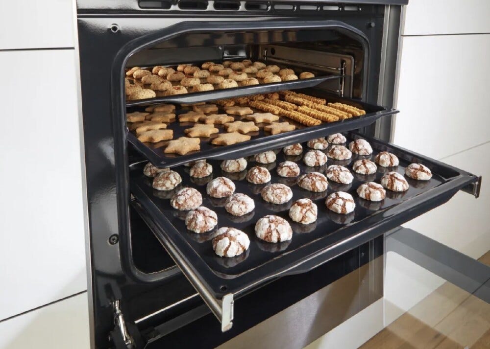 Gorenje GECS5C70XA Cucina da accosto cm. 50 - 4 zone cottura elettriche + 1 forno elettrico - inox/nero