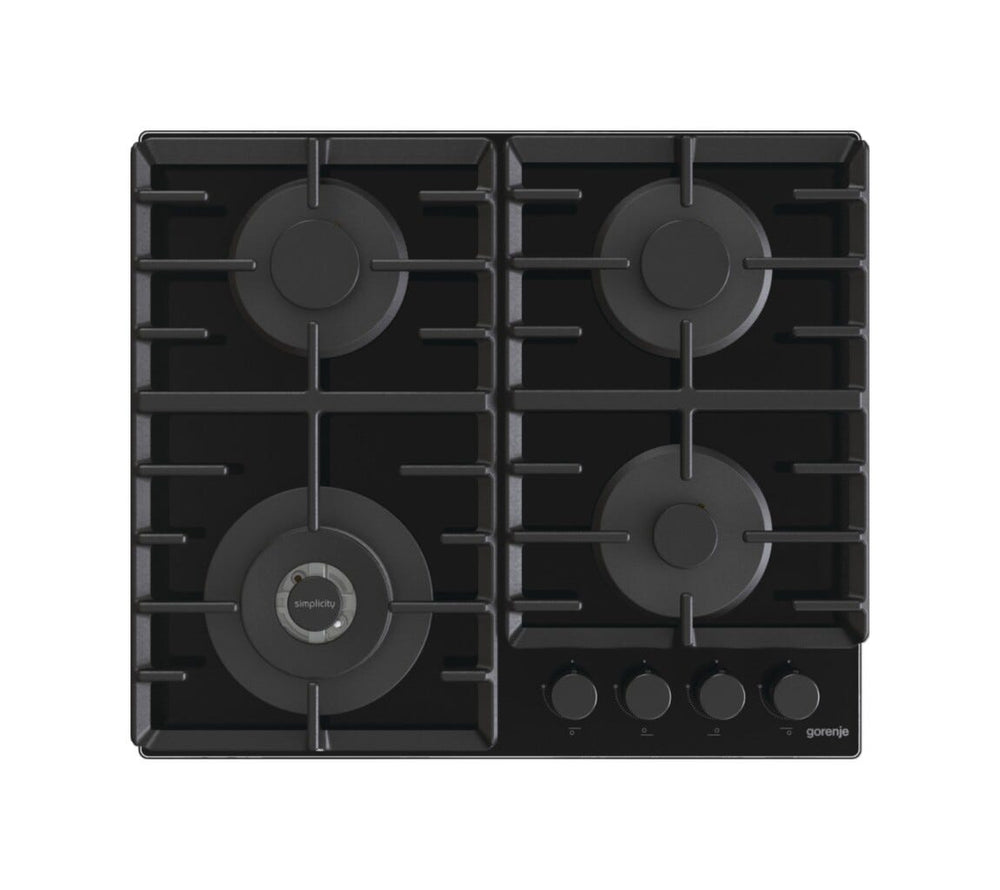 Gorenje GTW642SYB Piano cottura a gas cm. 60 - nero