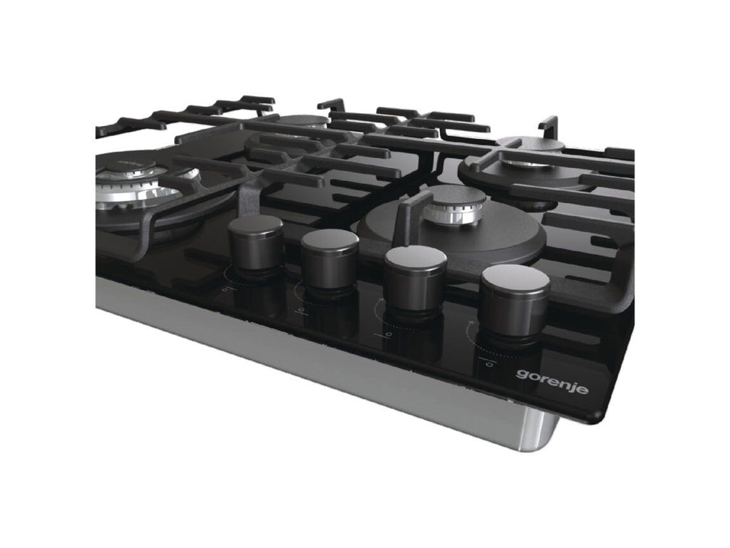 Gorenje GTW642SYB Piano cottura a gas cm. 60 - nero