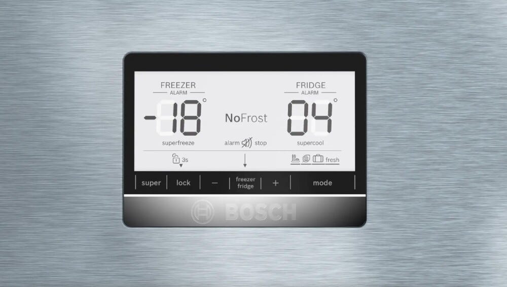 Bosch KGN86AIDR Serie 6 Frigorifero con congelatore a libera installazione cm. 86 h 186 - lt. 631 - inox antimpronta