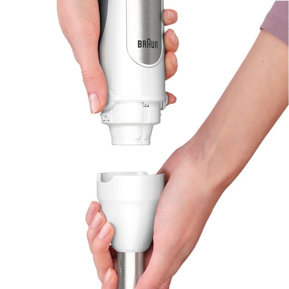 Braun MQ7035IWH MultiQuick 7 Frullatore a immersione 1000w - bianco/inox