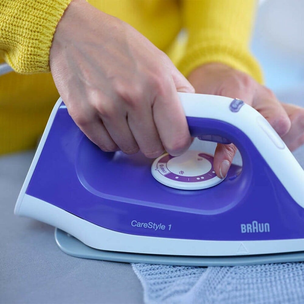 Braun 0128802000 CareStyle Ferro da stiro con caldaia a vapore - bianco/azzurro