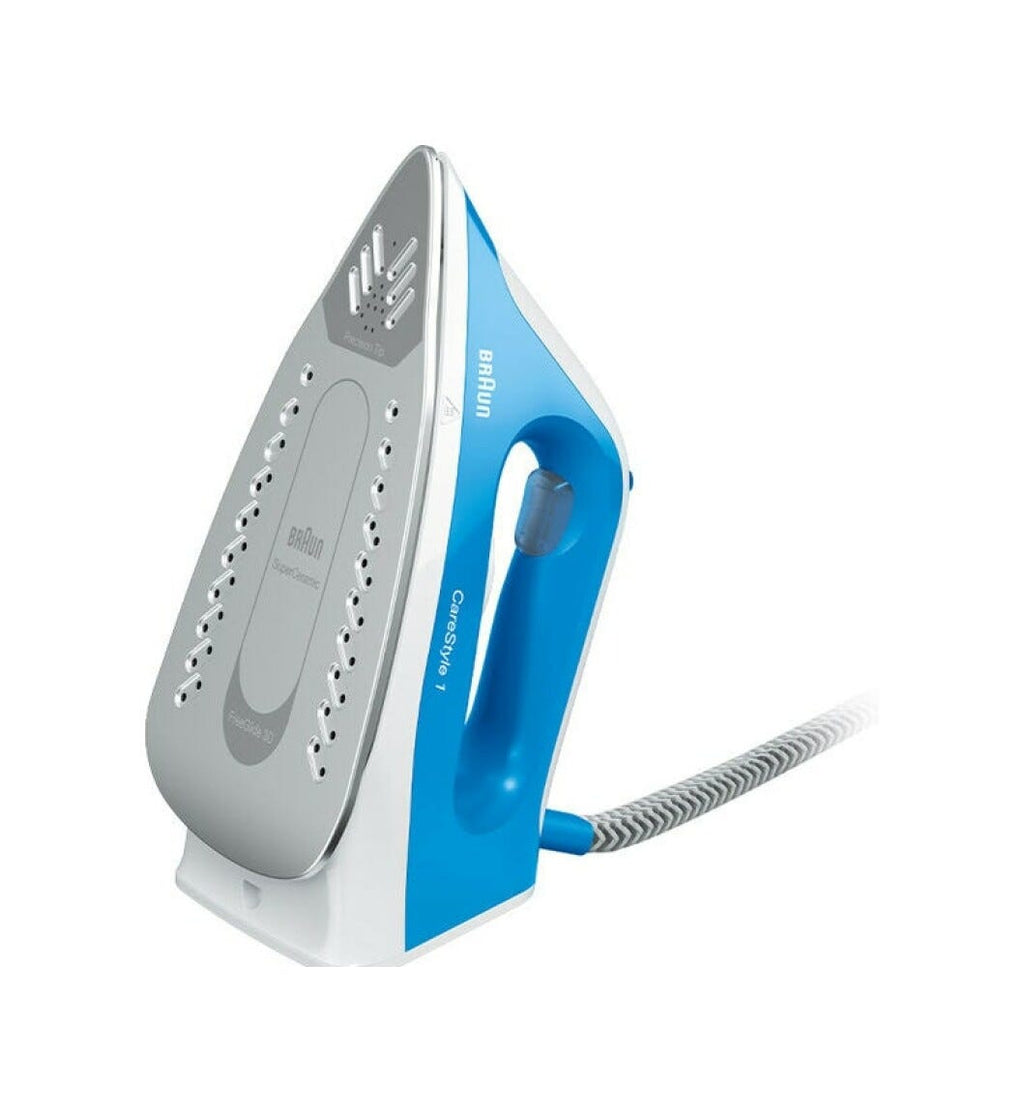 Braun 0128802000 CareStyle Ferro da stiro con caldaia a vapore - bianco/azzurro