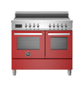 Bertazzoni PRO105I2EROT Professional Cucina da accosto cm. 100 - 2 forni elettrici - 5 zone induzione - scaldavivande - rosso