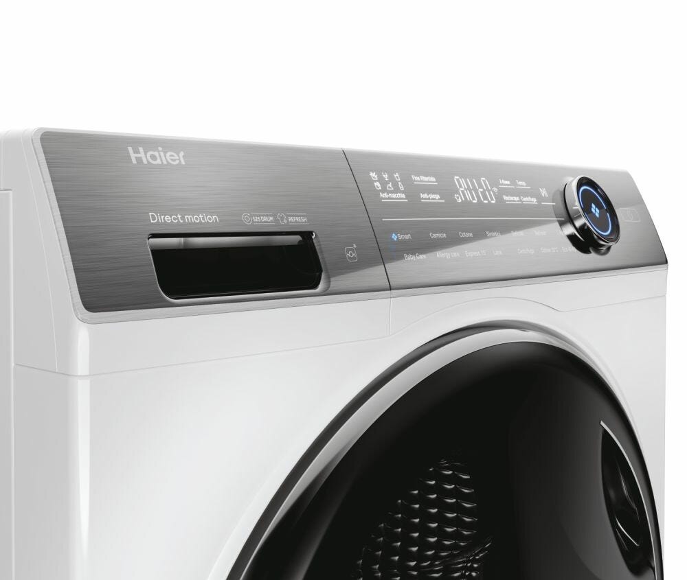 Haier HW90B149IGIU1 I-Pro Series 7 Lavatrice slim cm. 60 - profondità cm. 44 - capacità 9 kg - bianco