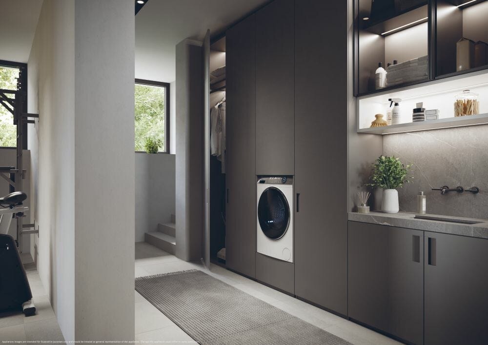 Haier HW90B149IGIU1 I-Pro Series 7 Lavatrice slim cm. 60 - profondità cm. 44 - capacità 9 kg - bianco