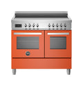 Bertazzoni PRO105I2EART Professional Cucina da accosto cm. 100 - 2 forni elettrici - 5 zone induzione - scaldavivande - arancio