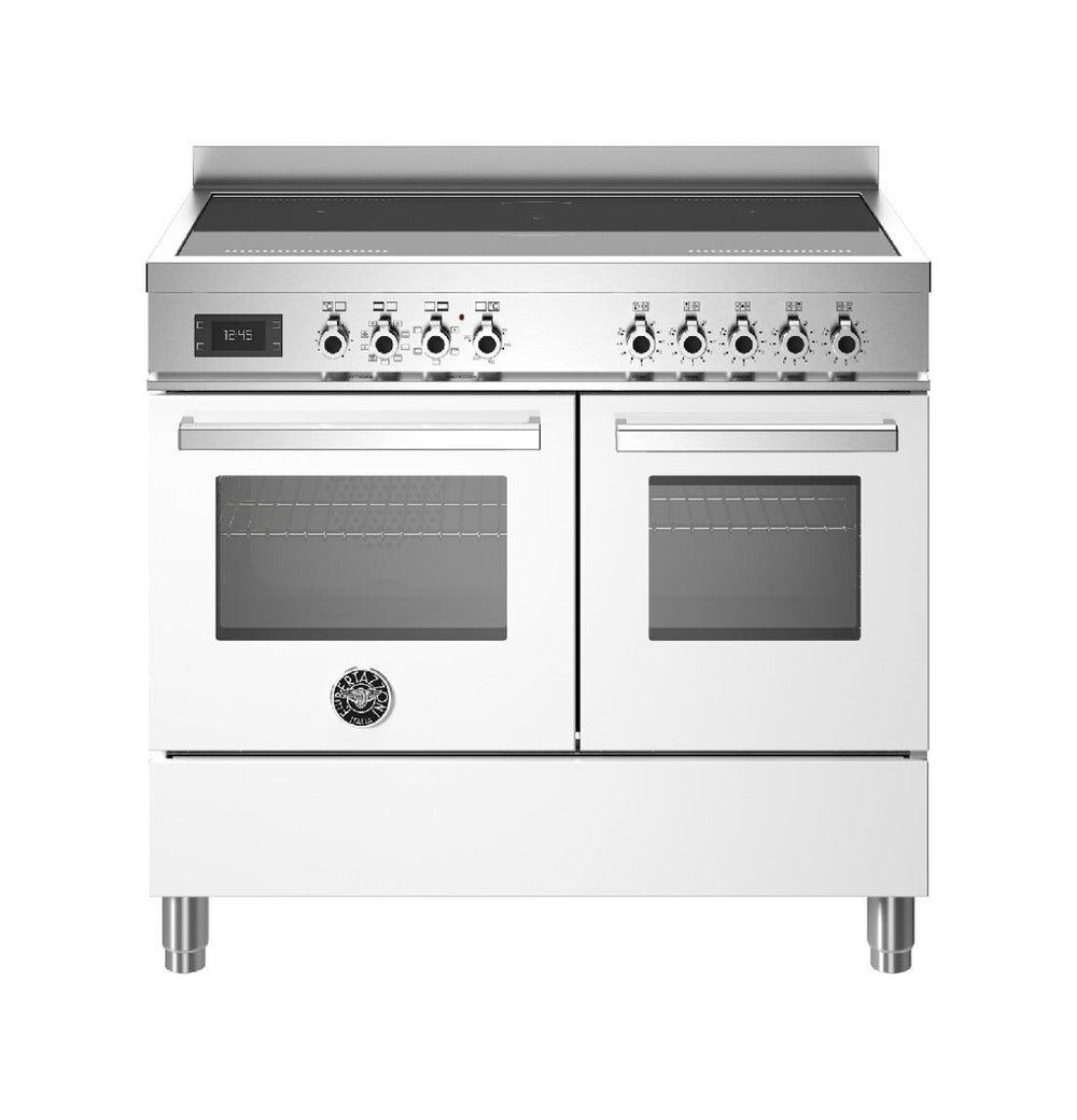 Bertazzoni PRO105I2EBIT Cucina da accosto cm. 100 - 2 forni elettrici - 5 zone induzione - scaldavivande - bianco
