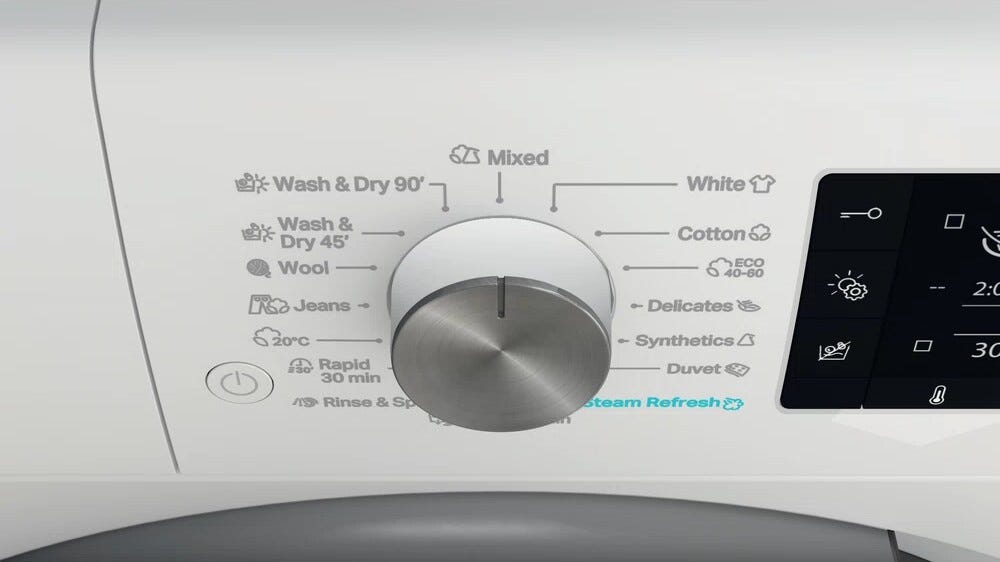 Whirlpool FFWDD1076258SVEE Lavasciuga cm. 60 - lavaggio 10 kg - asicugatura 7 kg - bianco
