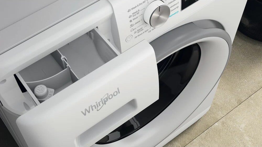 Whirlpool FFWDD1076258SVEE Lavasciuga cm. 60 - lavaggio 10 kg - asicugatura 7 kg - bianco