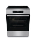 Gorenje GEIT6C60XPG Cucina da accosto cm. 60 - 4 zone cottura a induzione + 1 forno elettrico - inox/nero