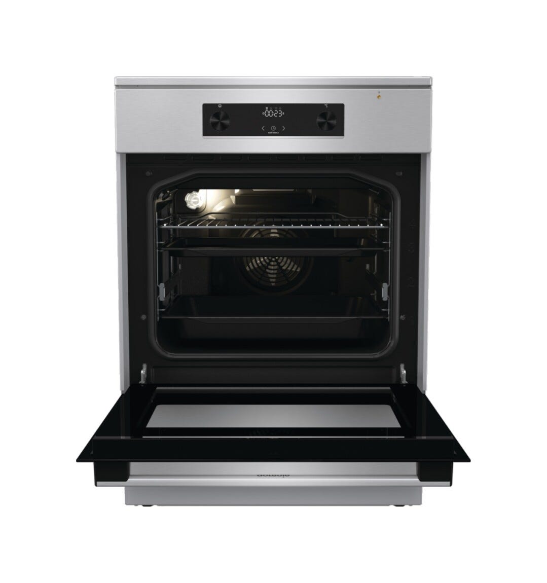 Gorenje GEIT6C60XPG Cucina da accosto cm. 60 - 4 zone cottura a induzione + 1 forno elettrico - inox/nero