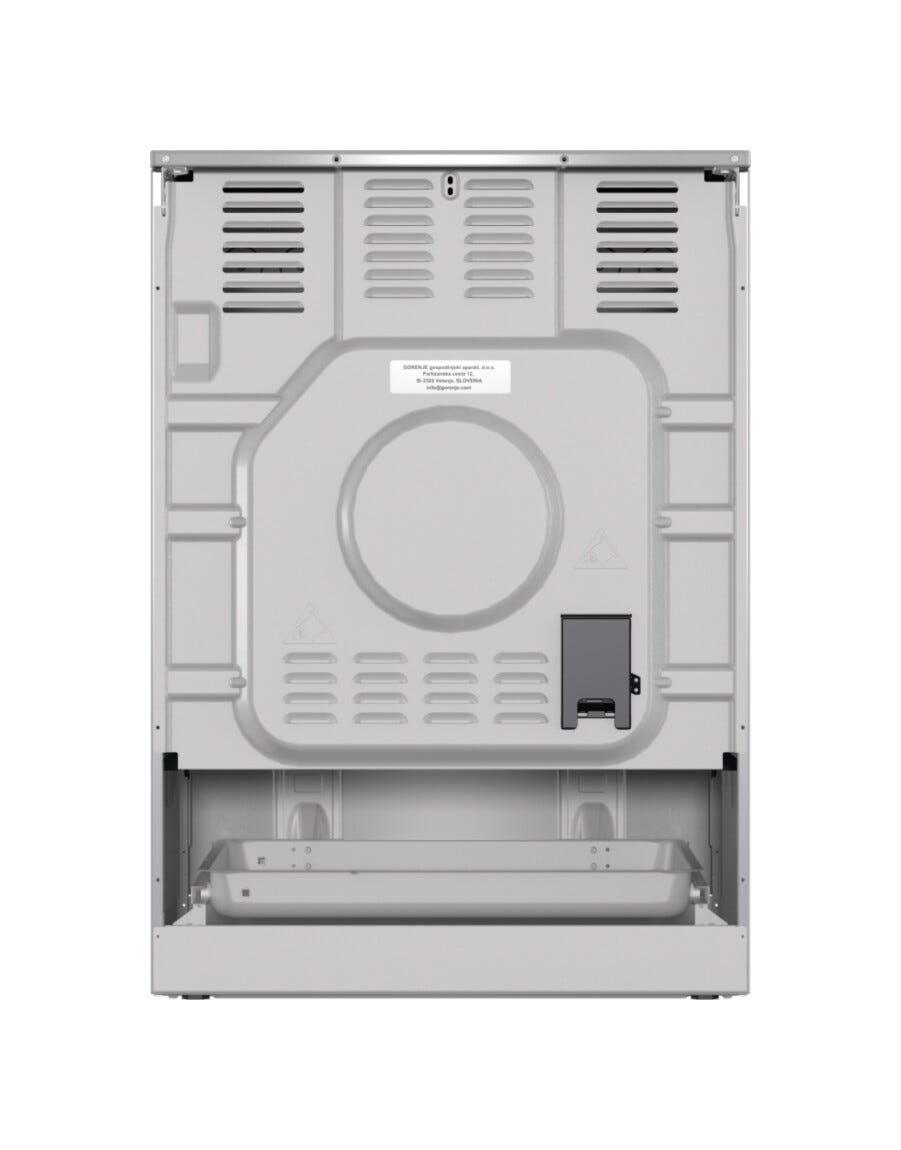 Gorenje GEIT6C60XPG Cucina da accosto cm. 60 - 4 zone cottura a induzione + 1 forno elettrico - inox/nero