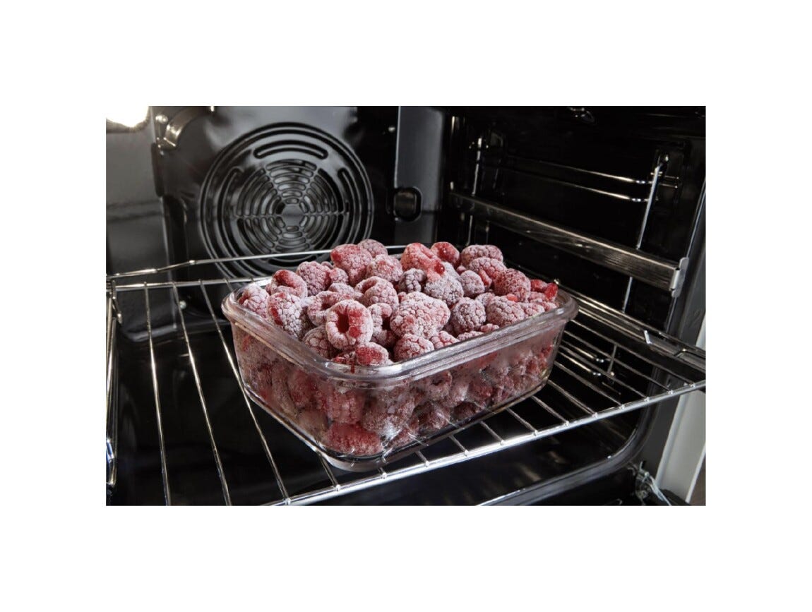Gorenje GK5C60SJ Cucina da accosto cm. 50 - 4 fuochi gas + 1 forno elettrico - inox/nero
