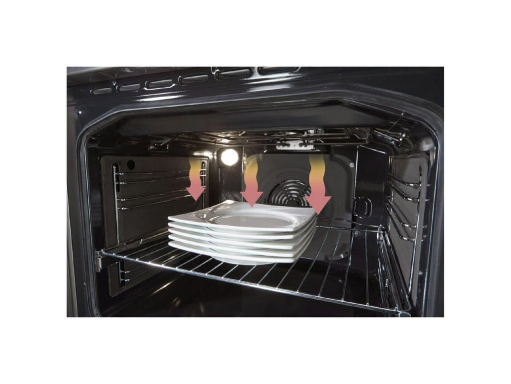 Gorenje GK5C60SJ Cucina da accosto cm. 50 - 4 fuochi gas + 1 forno elettrico - inox/nero