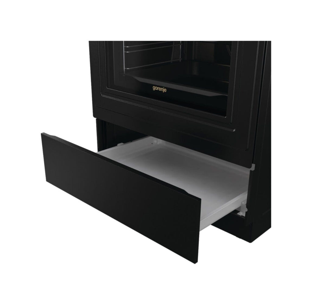 Gorenje GECS6B71CLB Cucina da accosto cm. 60 - 4 zone cottura elettriche + 1 forno elettrico - nero