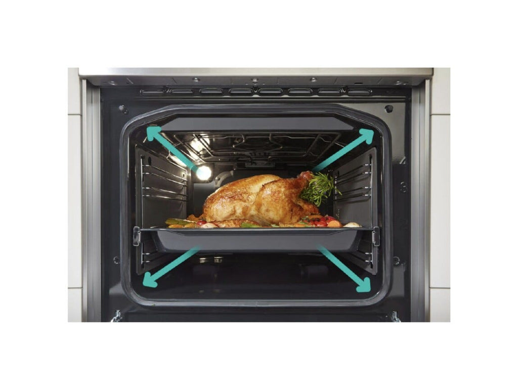 Gorenje GECS6C70WC Cucina da accosto cm. 60 - 4 zone cottura elettriche + 1 forno elettrico - bianco/nero