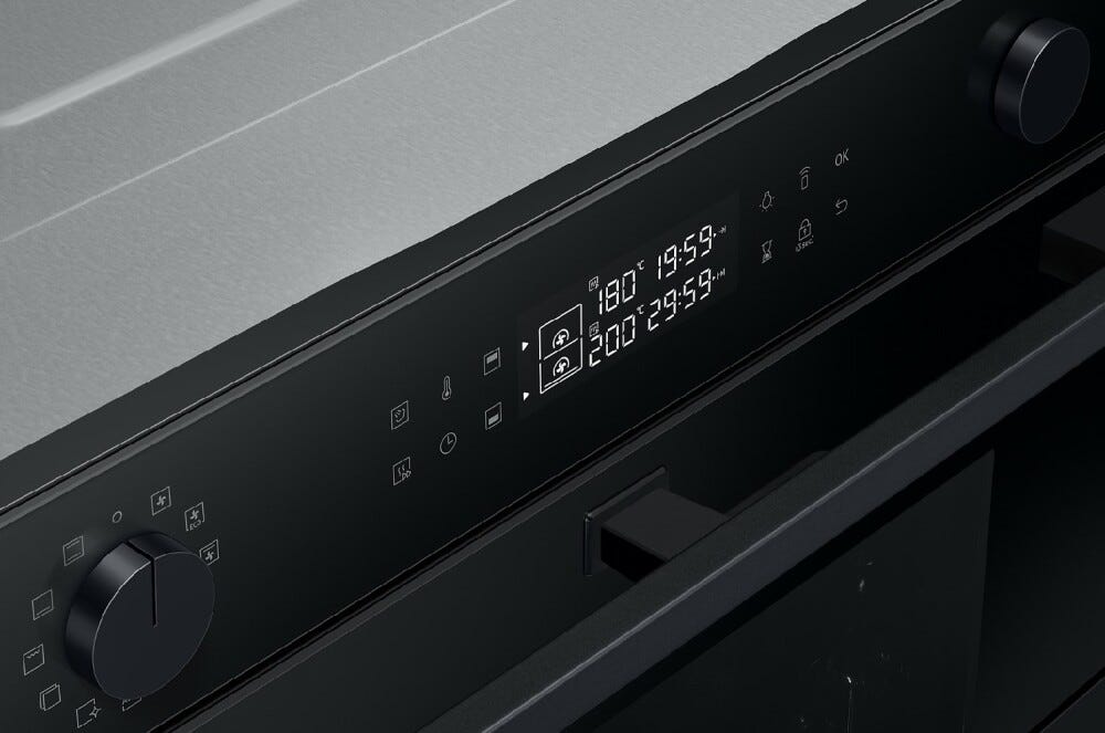 Samsung NV7B4545VAK Forno combinato a vapore cm. 60 - nero