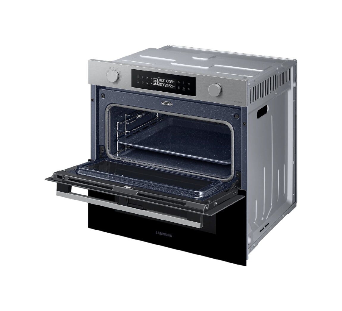 Samsung NV7B4545VAS Forno combinato a vapore cm. 60 - nero / inox