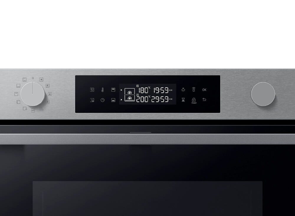 Samsung NV7B4545VAS Forno combinato a vapore cm. 60 - nero / inox