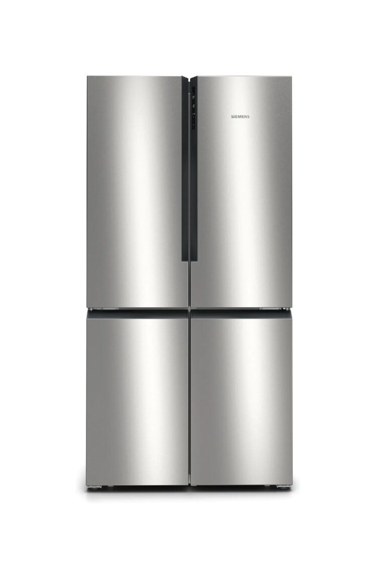 Siemens KF96NVPEA iQ300 Frigorifero con congelatore side by side - cm. 91 h 183 - lt. 605 - inox antimpronta