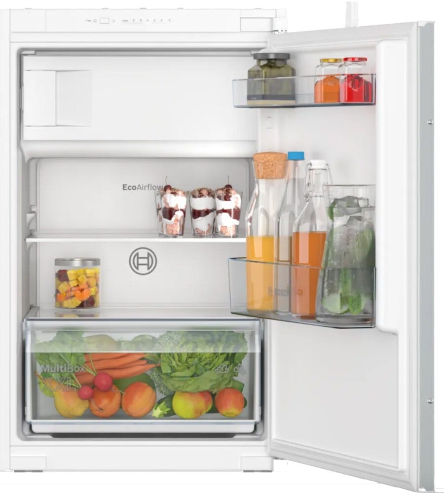Bosch KIL22NSE0 Serie 2 Frigorifero con congelatore da incasso cm. 54 h. 88 - lt. 119