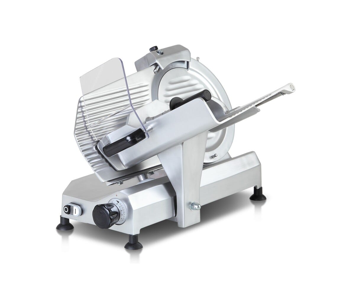 Swedlinghaus AF300GRL Affettatrice a gravità lunga mm. 300 - alluminio anodizzato