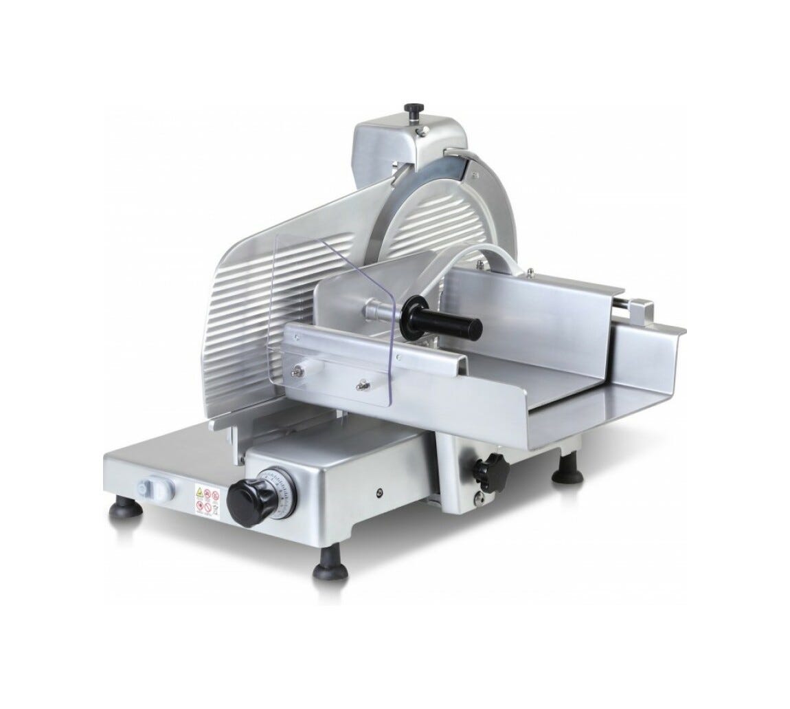 Swedlinghaus AF 370 VS PRO Affettasalumi vericale mm. 370 - alluminio anodizzato