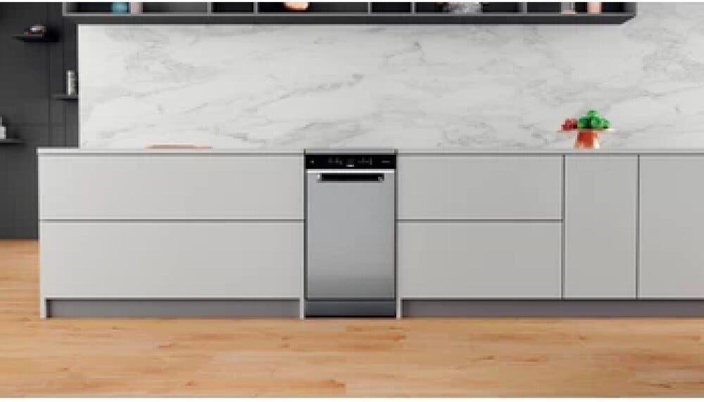 Whirlpool WSFO 3O23 PF X Lavastoviglie a libera installazione cm. 45 - 10 coperti - inox