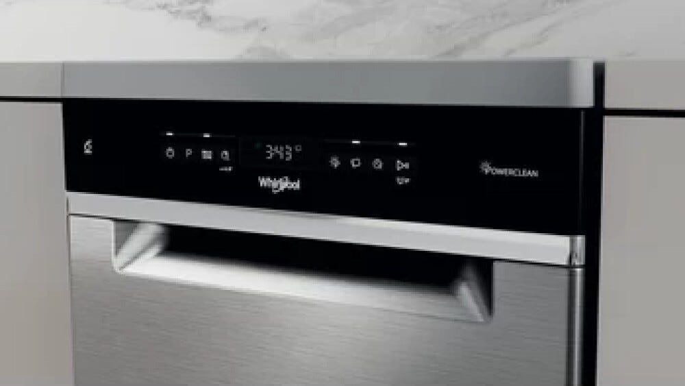Whirlpool WSFO 3O23 PF X Lavastoviglie a libera installazione cm. 45 - 10 coperti - inox