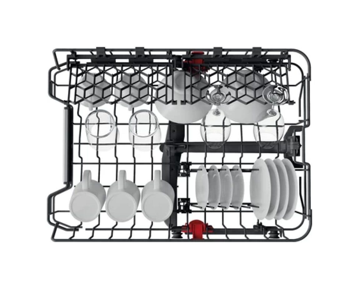 Whirlpool WSFO 3O23 PF X Lavastoviglie a libera installazione cm. 45 - 10 coperti - inox