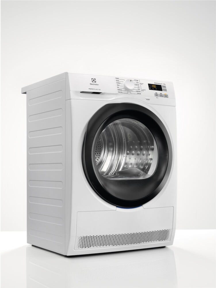 Electrolux EW7H583B 700 GentleCare Asciugatrice a pompa di calore cm. 60 - capacità 8 kg - bianco