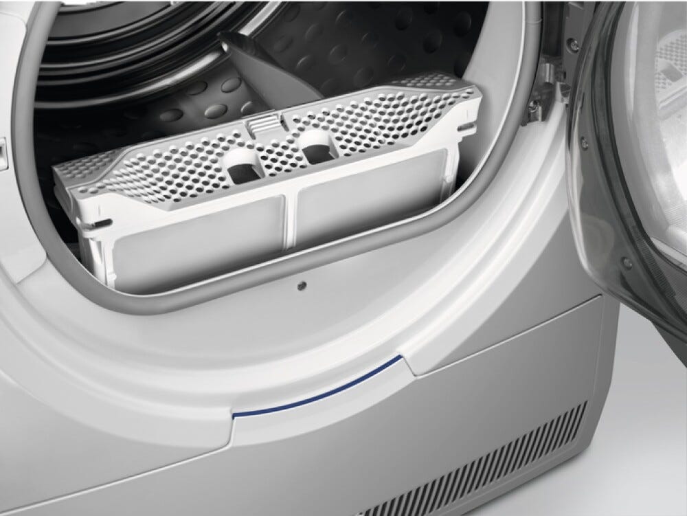 Electrolux EW7H583B 700 GentleCare Asciugatrice a pompa di calore cm. 60 - capacità 8 kg - bianco