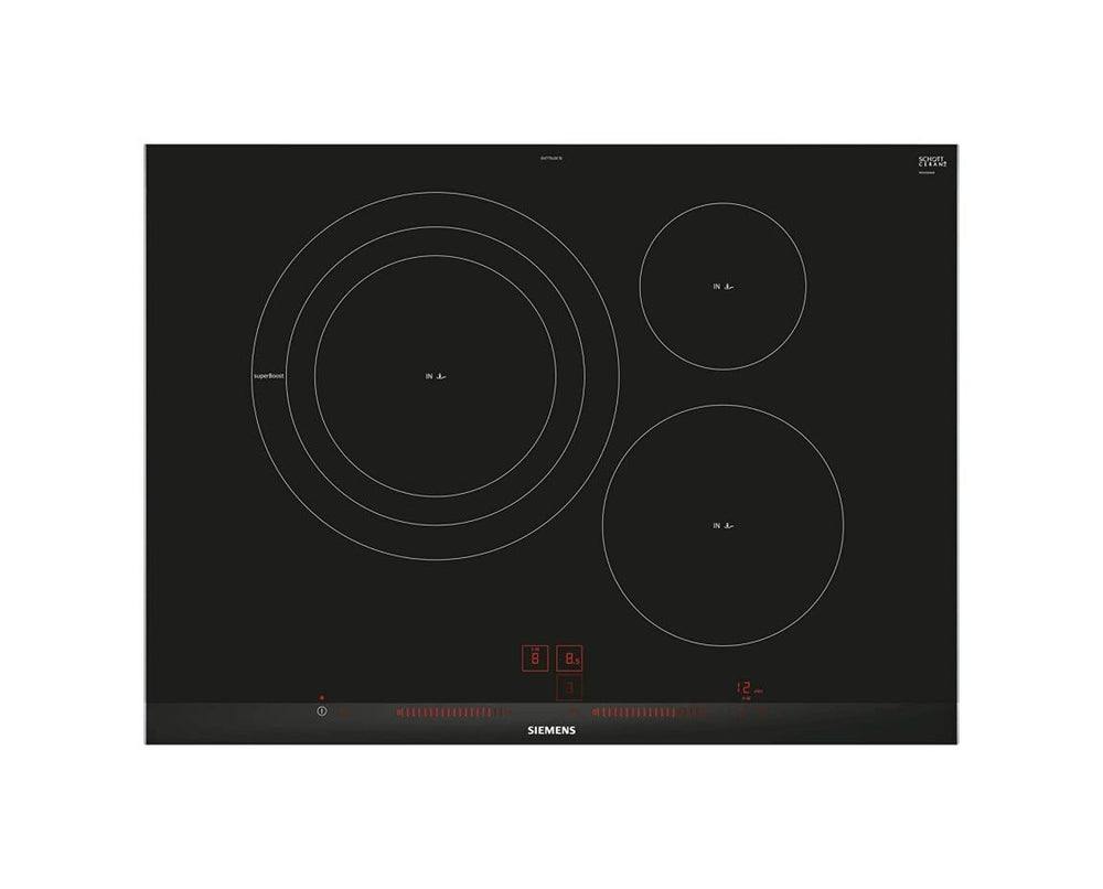 Siemens EH775LDC1E iQ300 Piano cottura a induzione cm. 70 - vetroceramica nero