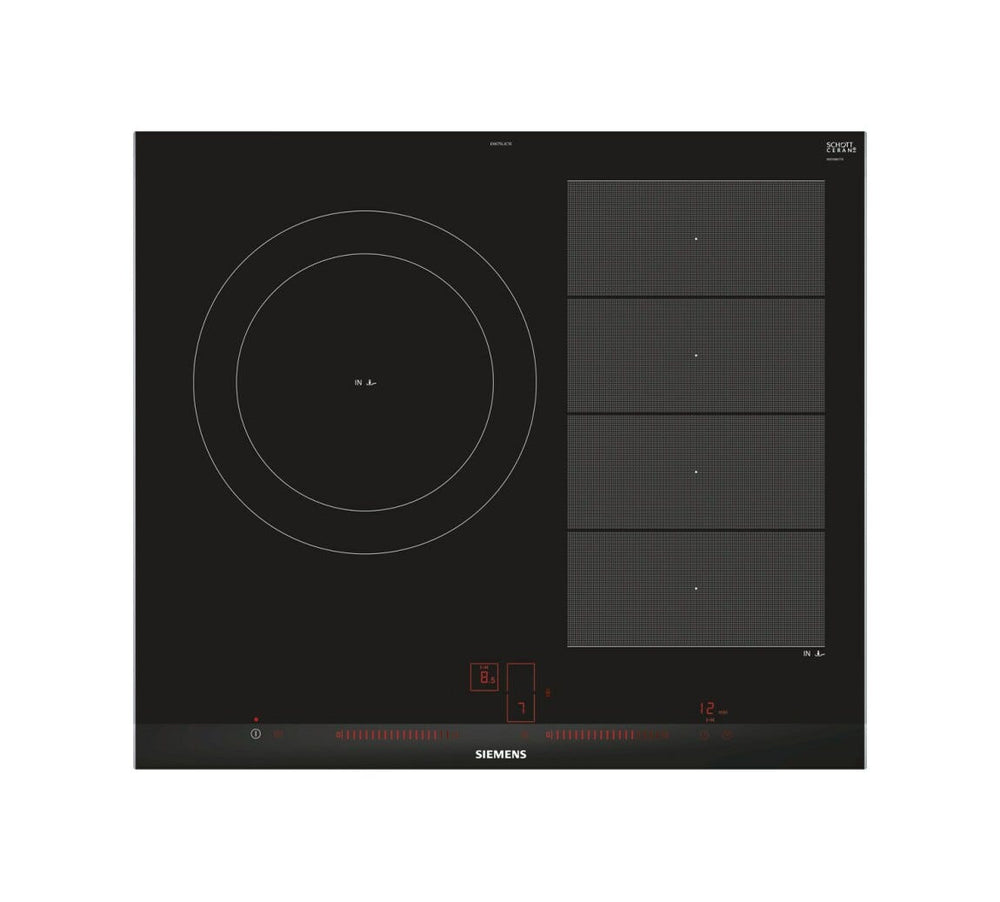 Siemens EX675LJC1E iQ700 Piano cottura a induzione cm. 60 - vetroceramica nero