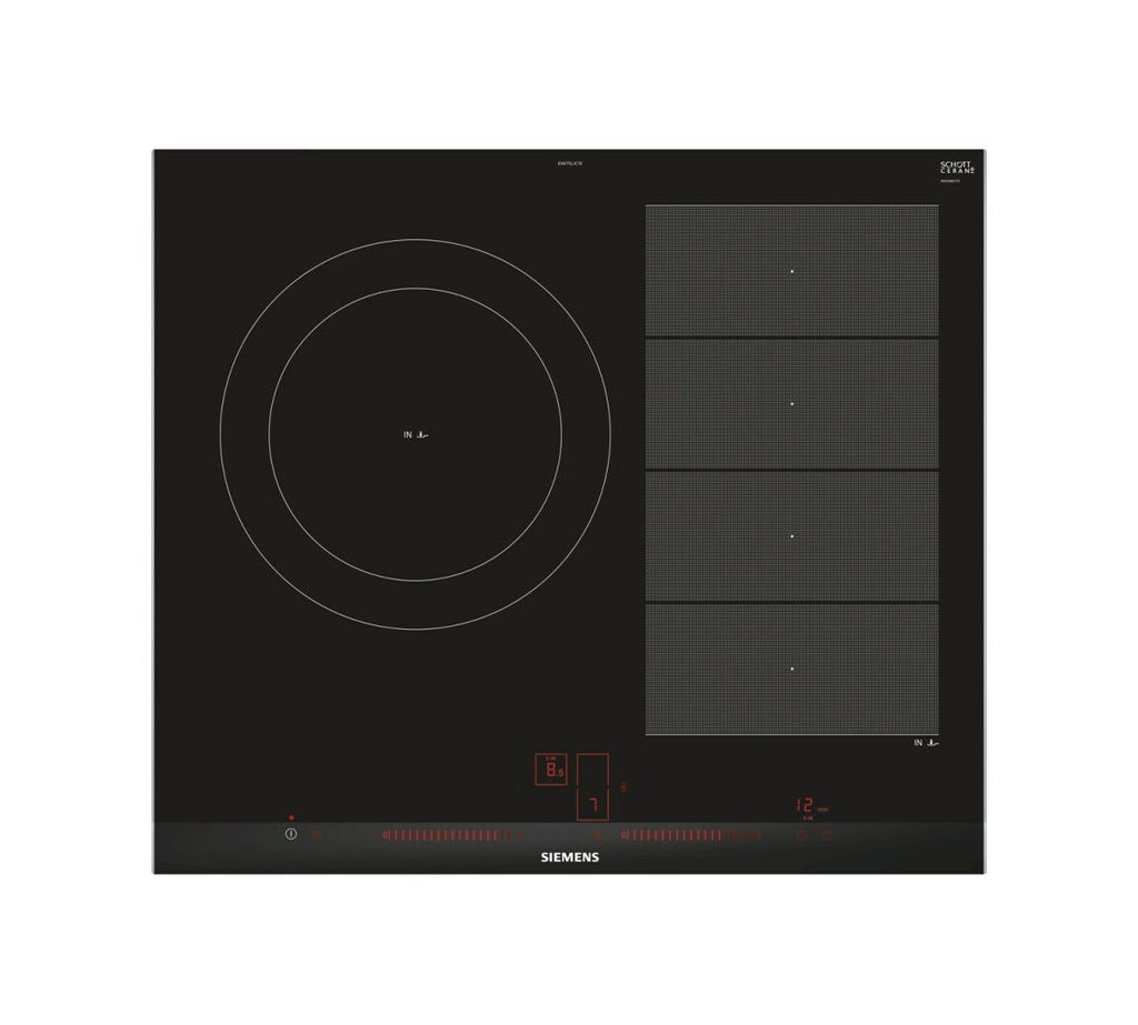 Siemens EX675LJC1E iQ700 Piano cottura a induzione cm. 60 - vetroceramica nero