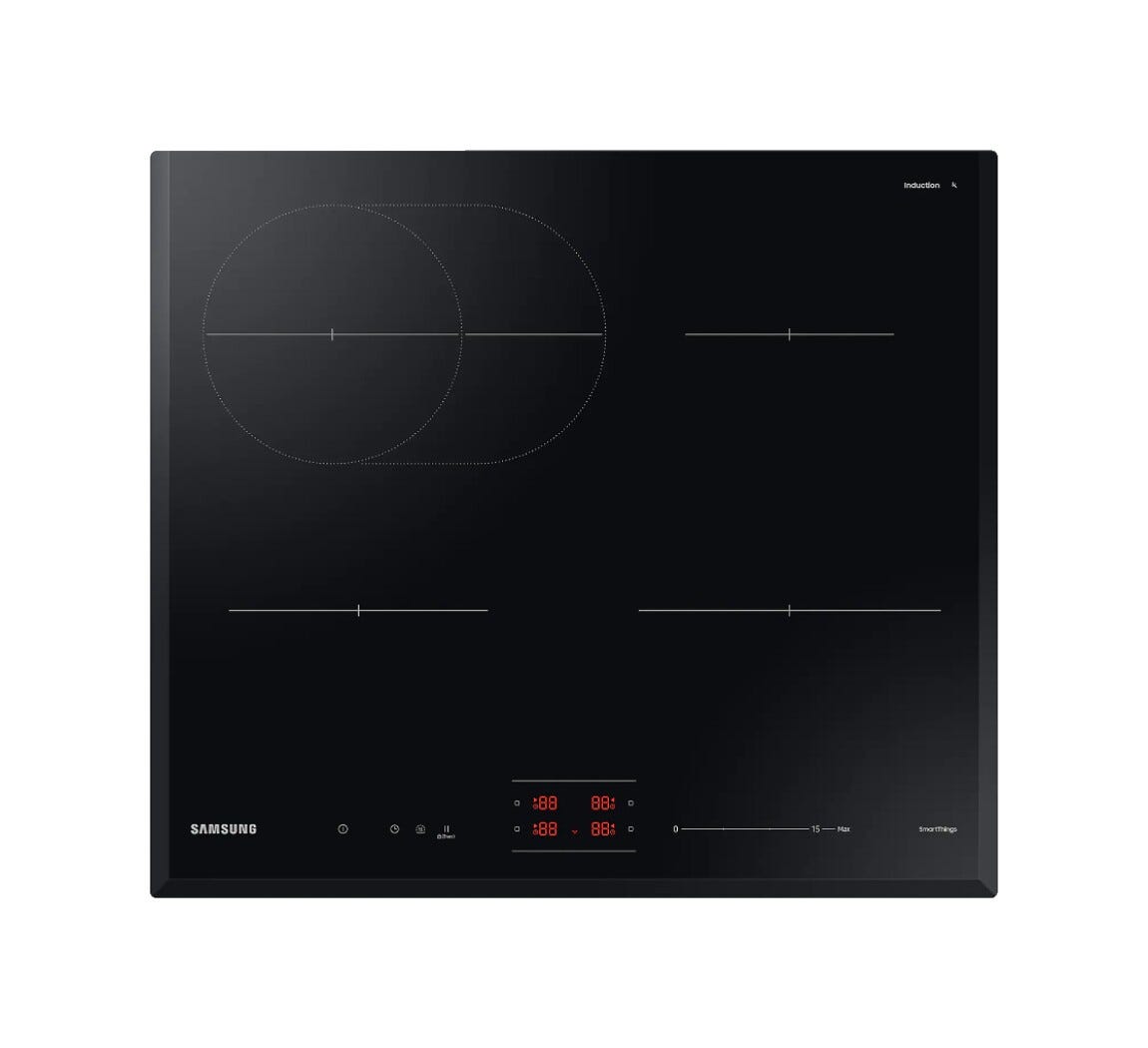 Samsung NZ64B4016KK Piano cottura ad induzione cm. 60 - nero